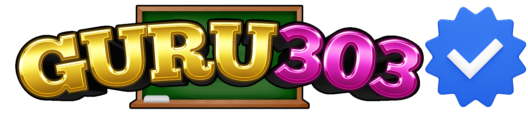 Logo GURU303 pada Banner Portal Berita Game dan Esports Terbesar di Asia